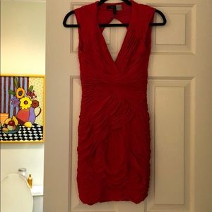 Coral BCBG dress